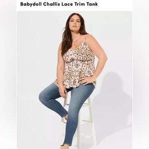 Babydoll challis tank size 3